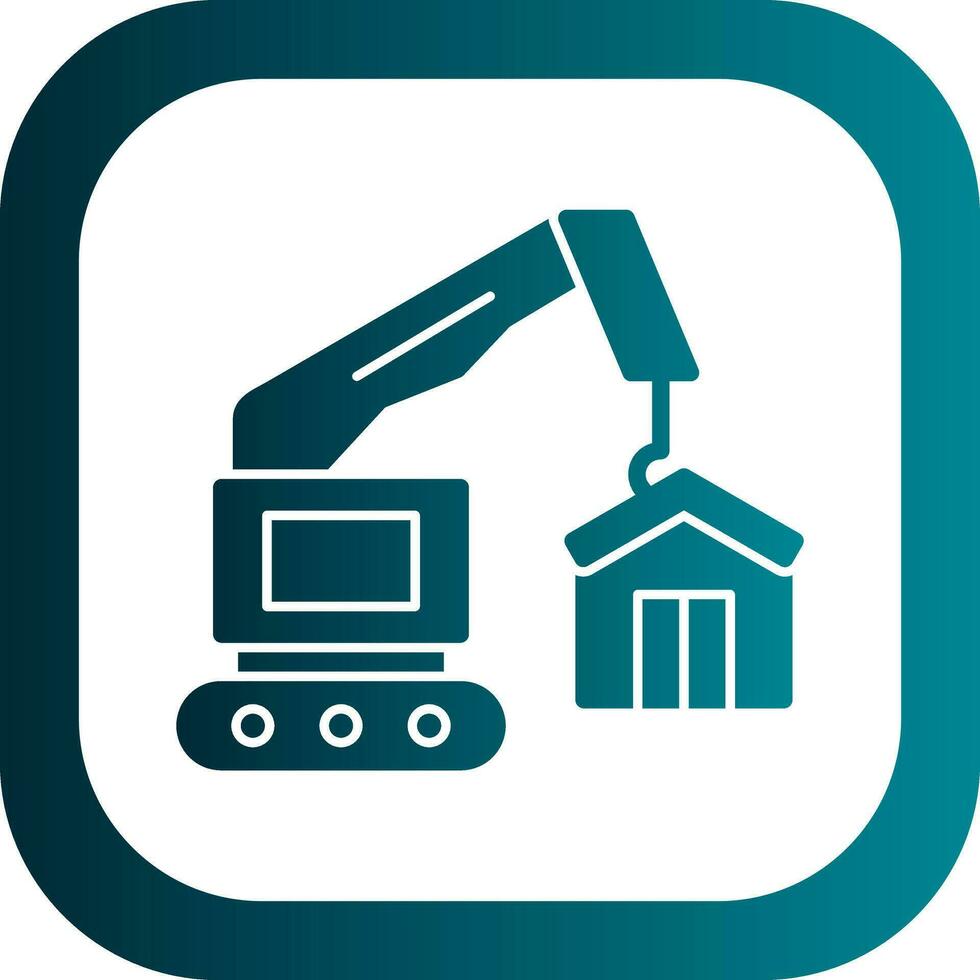 Construction site Vector Icon Design