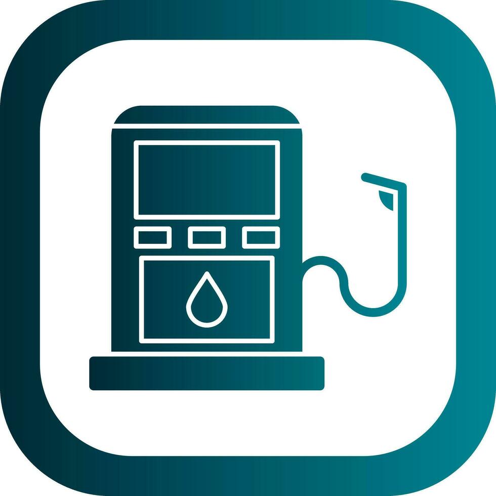 Gas pump Vector Icon Design