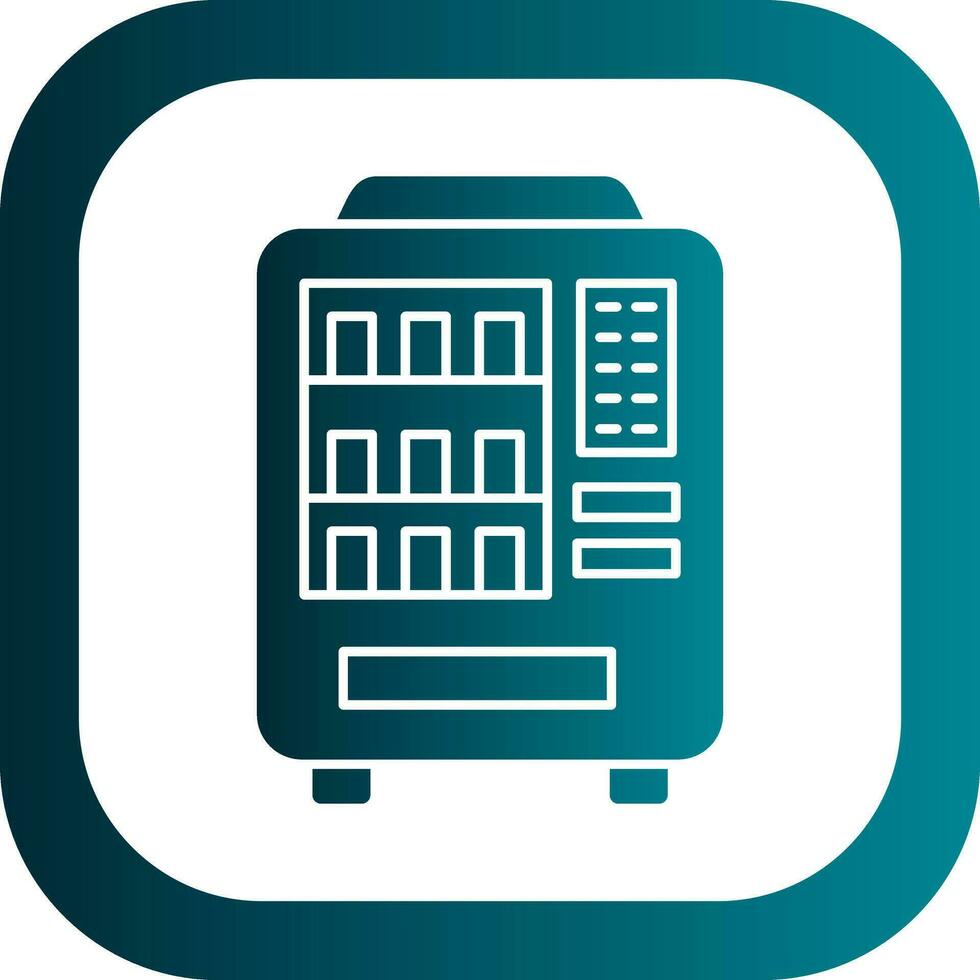 Vending machine Vector Icon Design