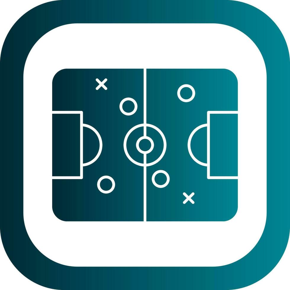 Football field Vector Icon Design