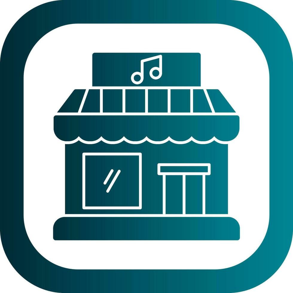 Music shop Vector Icon Design