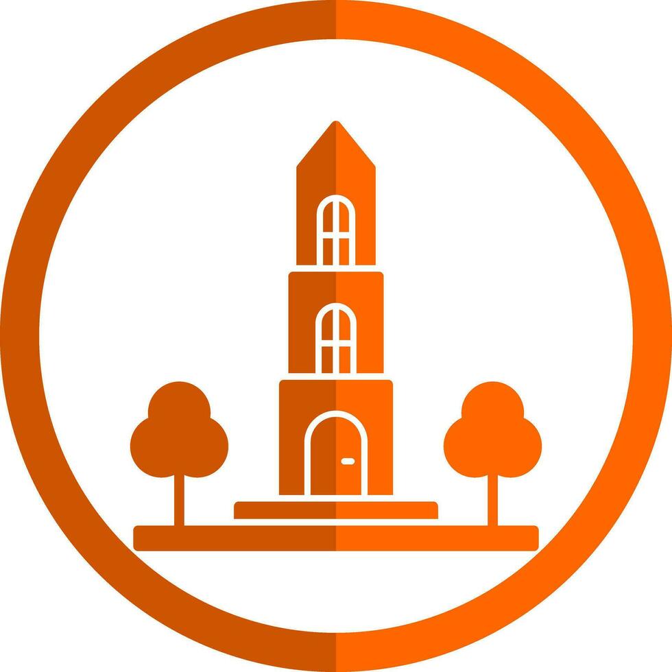 Dom tower Vector Icon Design