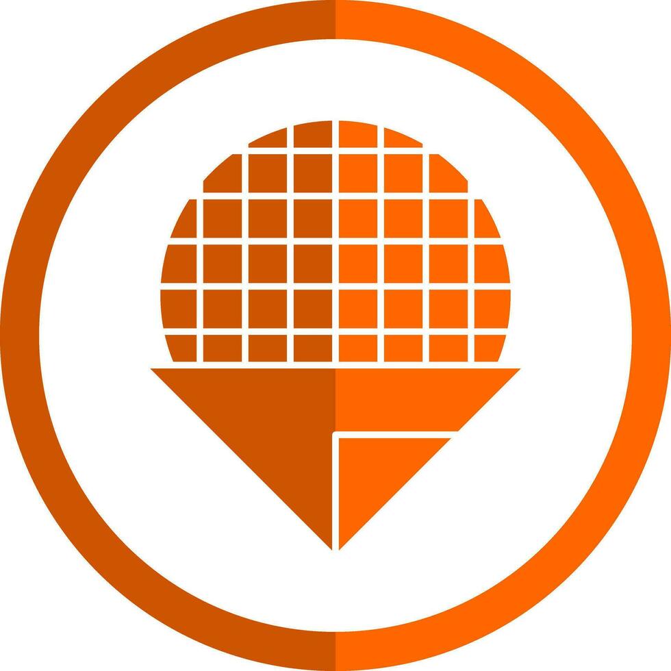 Stroopwafel Vector Icon Design