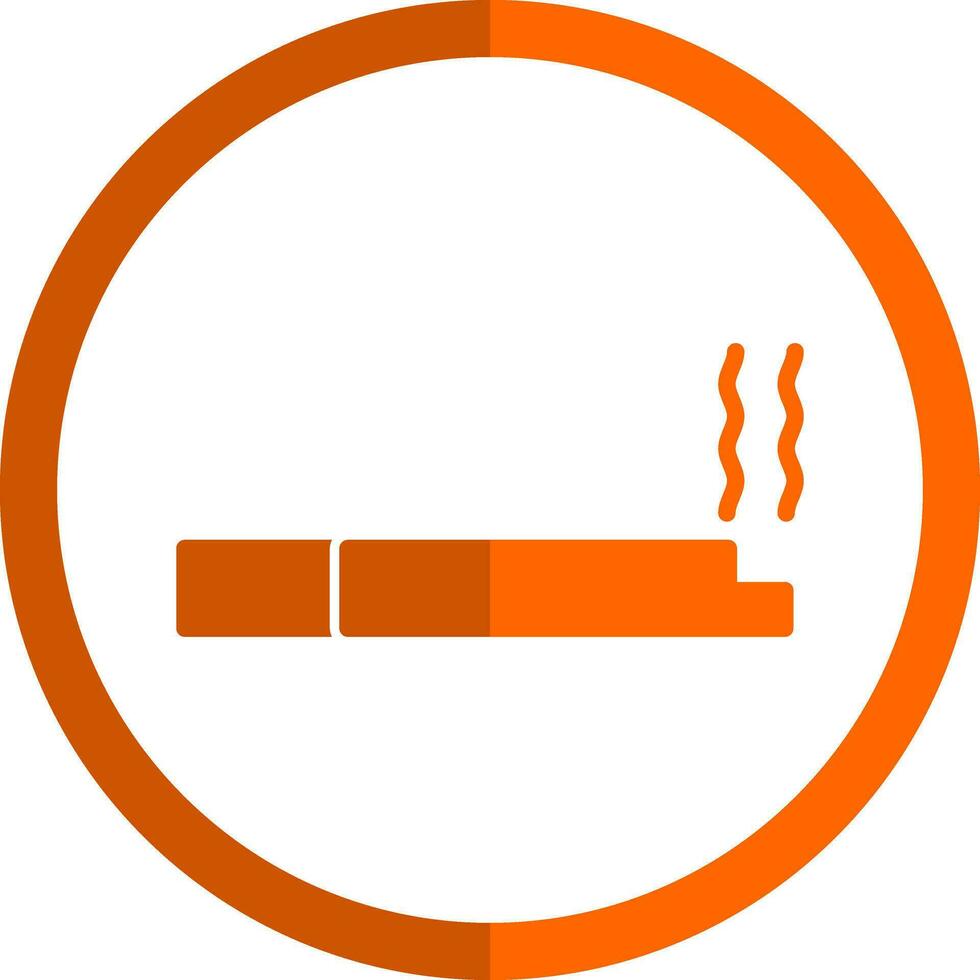 Cigar Vector Icon Design