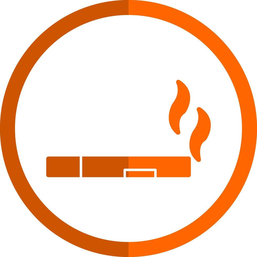 Cigar Vector Icon Design