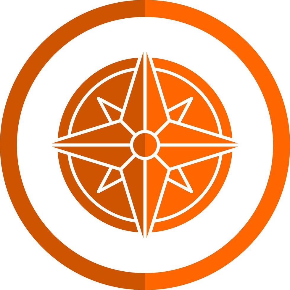 Wind rose Vector Icon Design