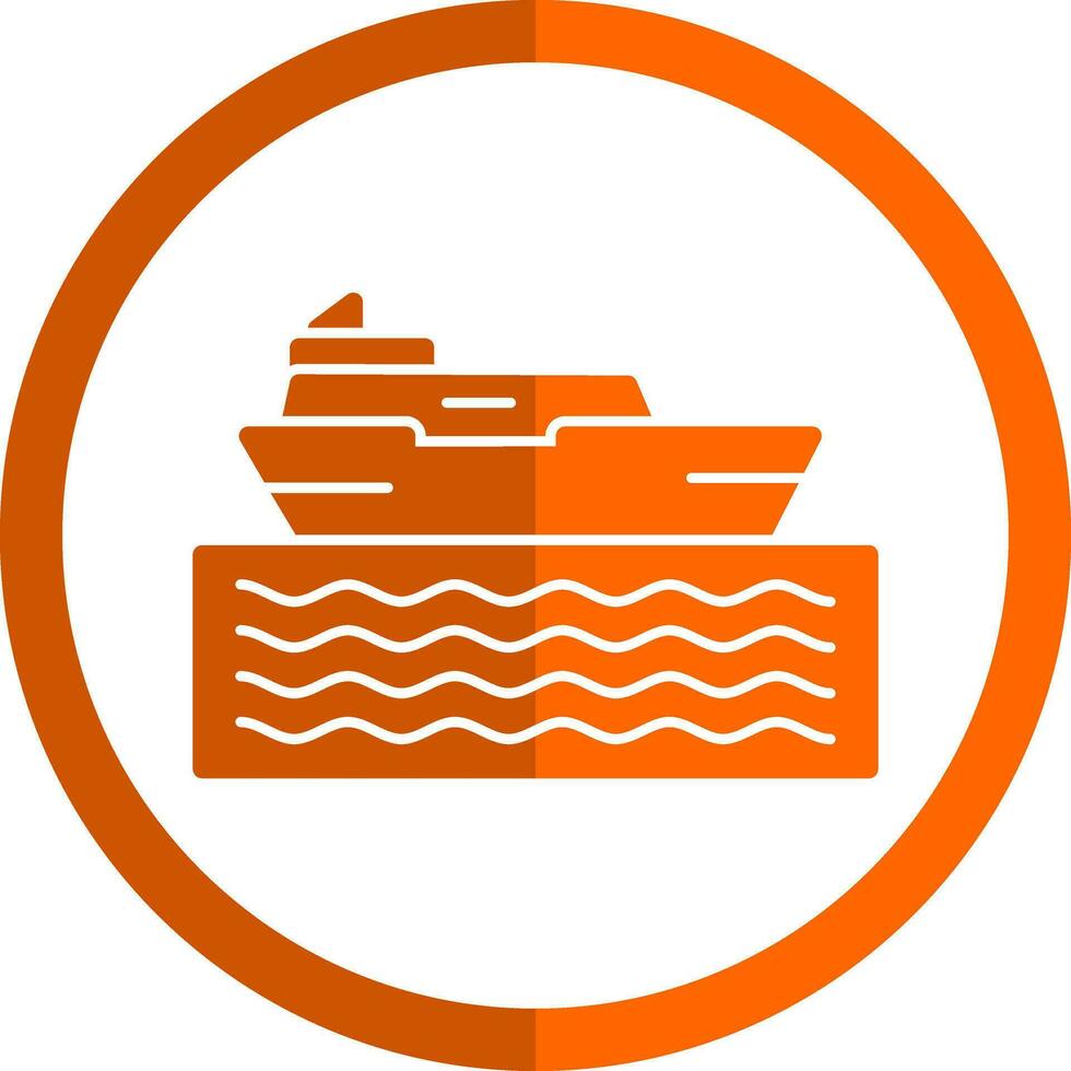 diseño de icono de vector de crucero