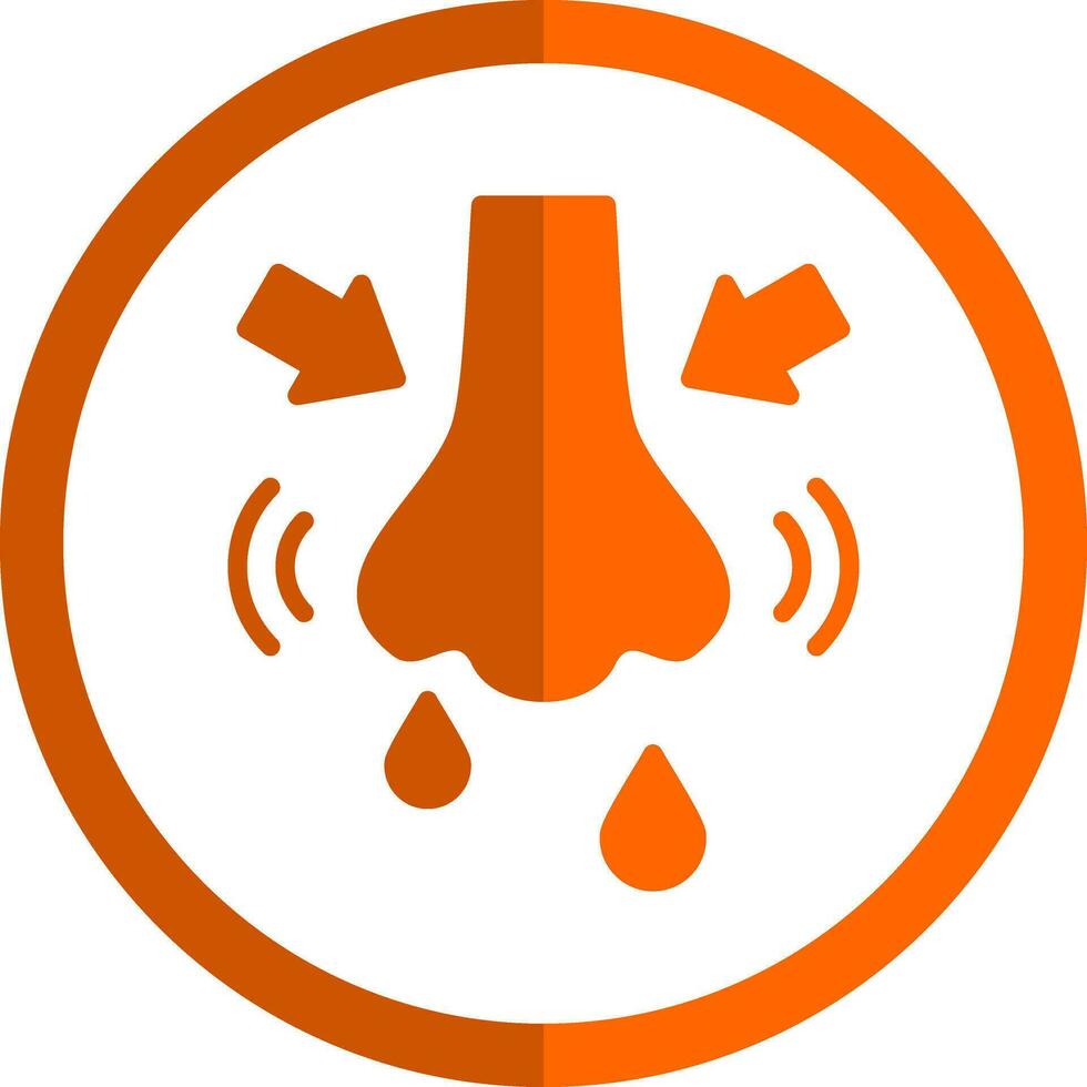 Rhinitis Vector Icon Design