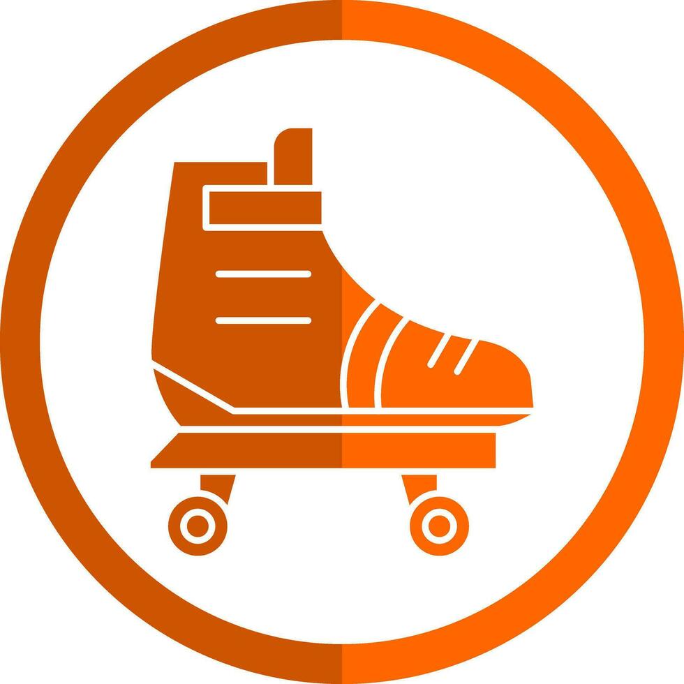 Roller skate Vector Icon Design