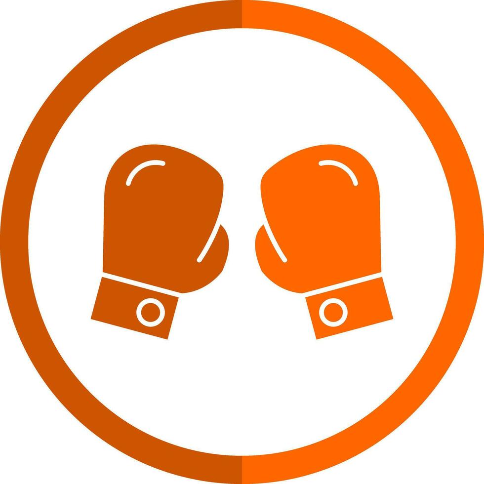 Boxing gloves Vector Icon Design