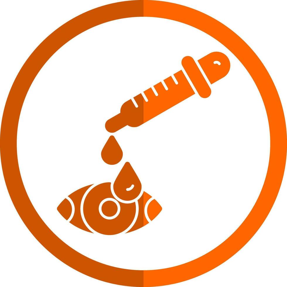 Eye drop Vector Icon Design
