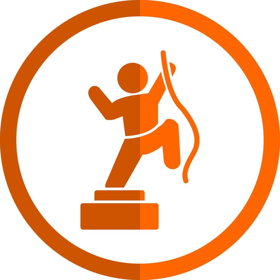 Climbing Vector Icon Design