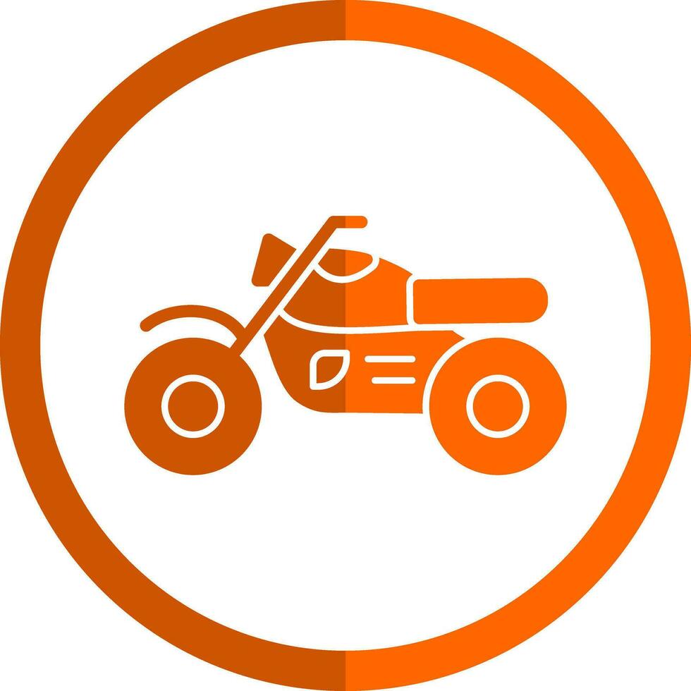 Motorbike Vector Icon Design