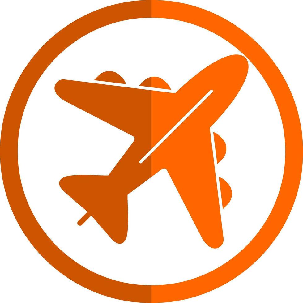 Airplane Vector Icon Design