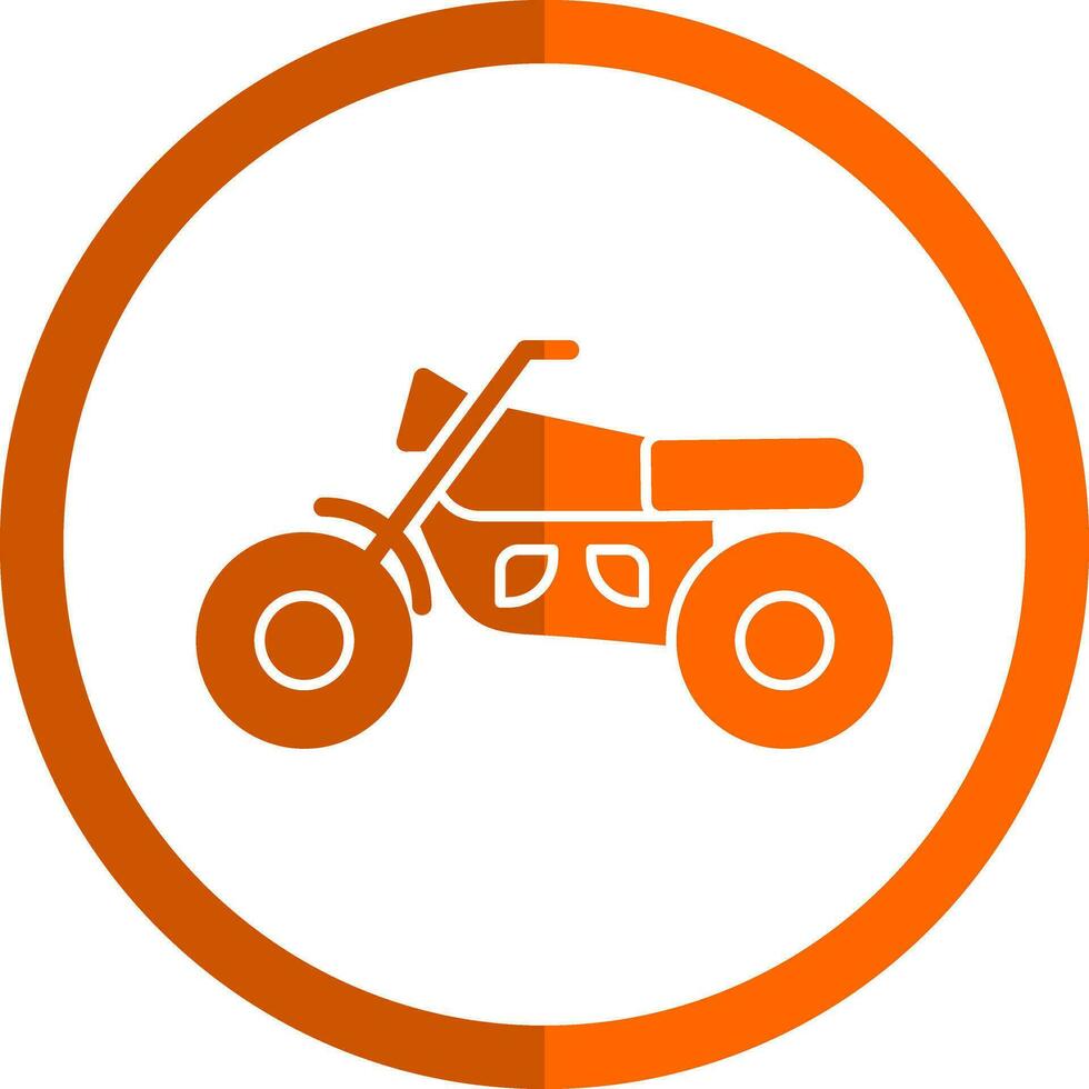 Motorbike Vector Icon Design