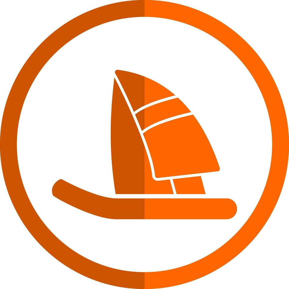 Windsurf Vector Icon Design