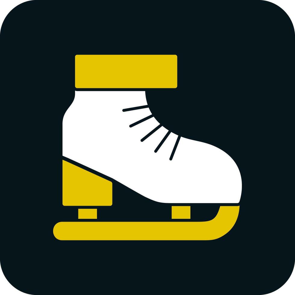 Ice skate Vector Icon Design