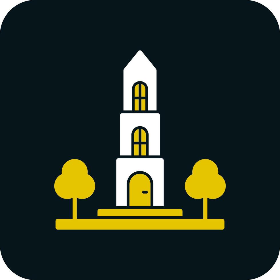 Dom tower Vector Icon Design