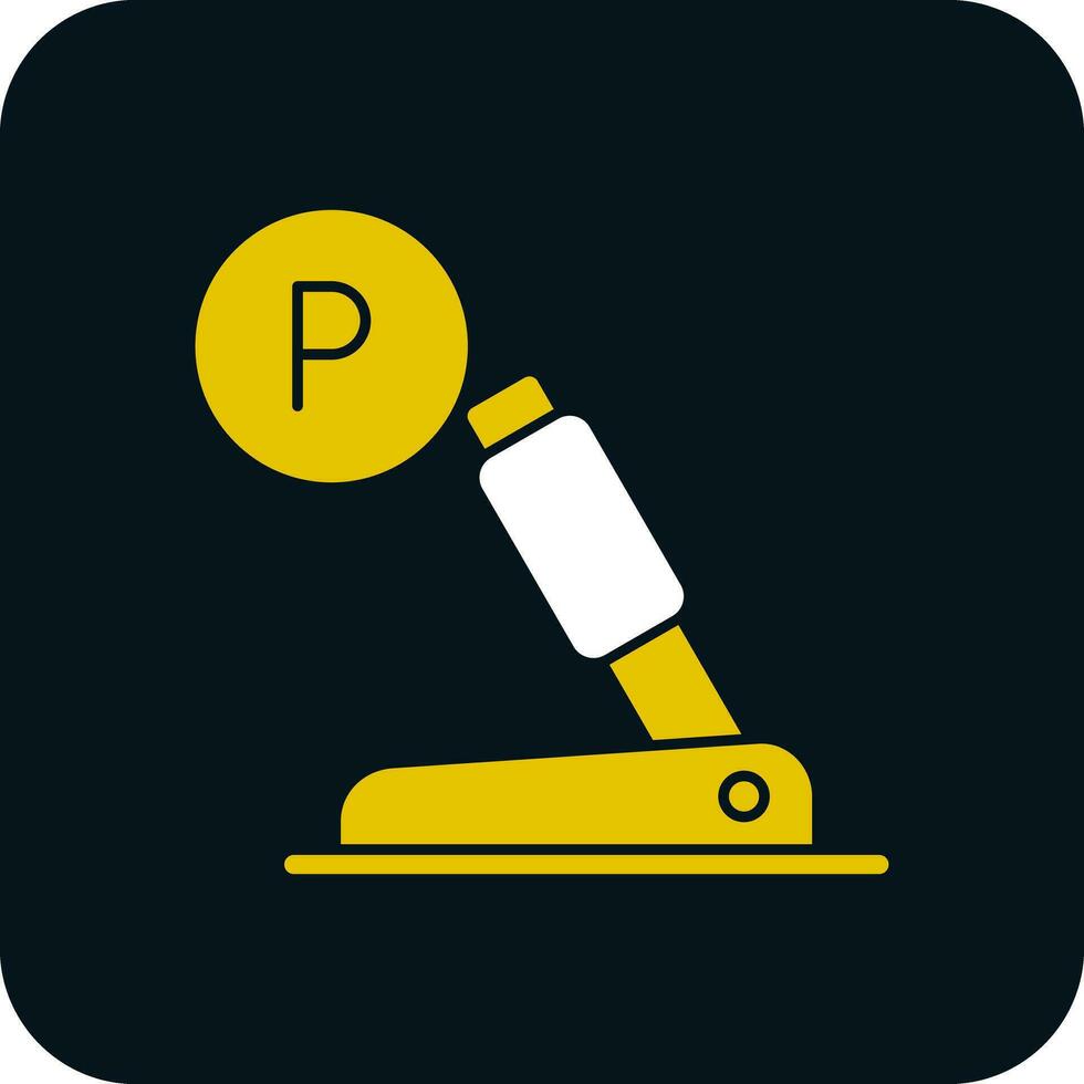 estacionamiento freno vector icono diseño