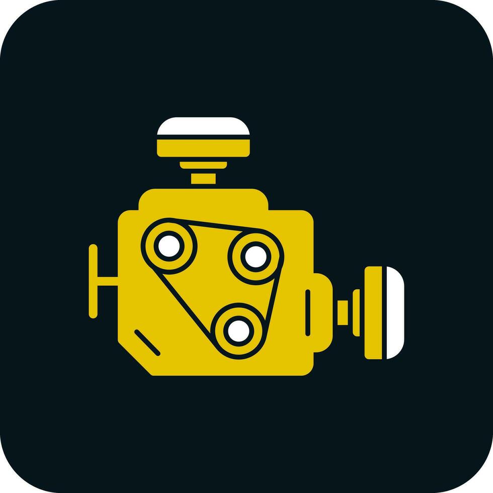 Car engine Vector Icon Design