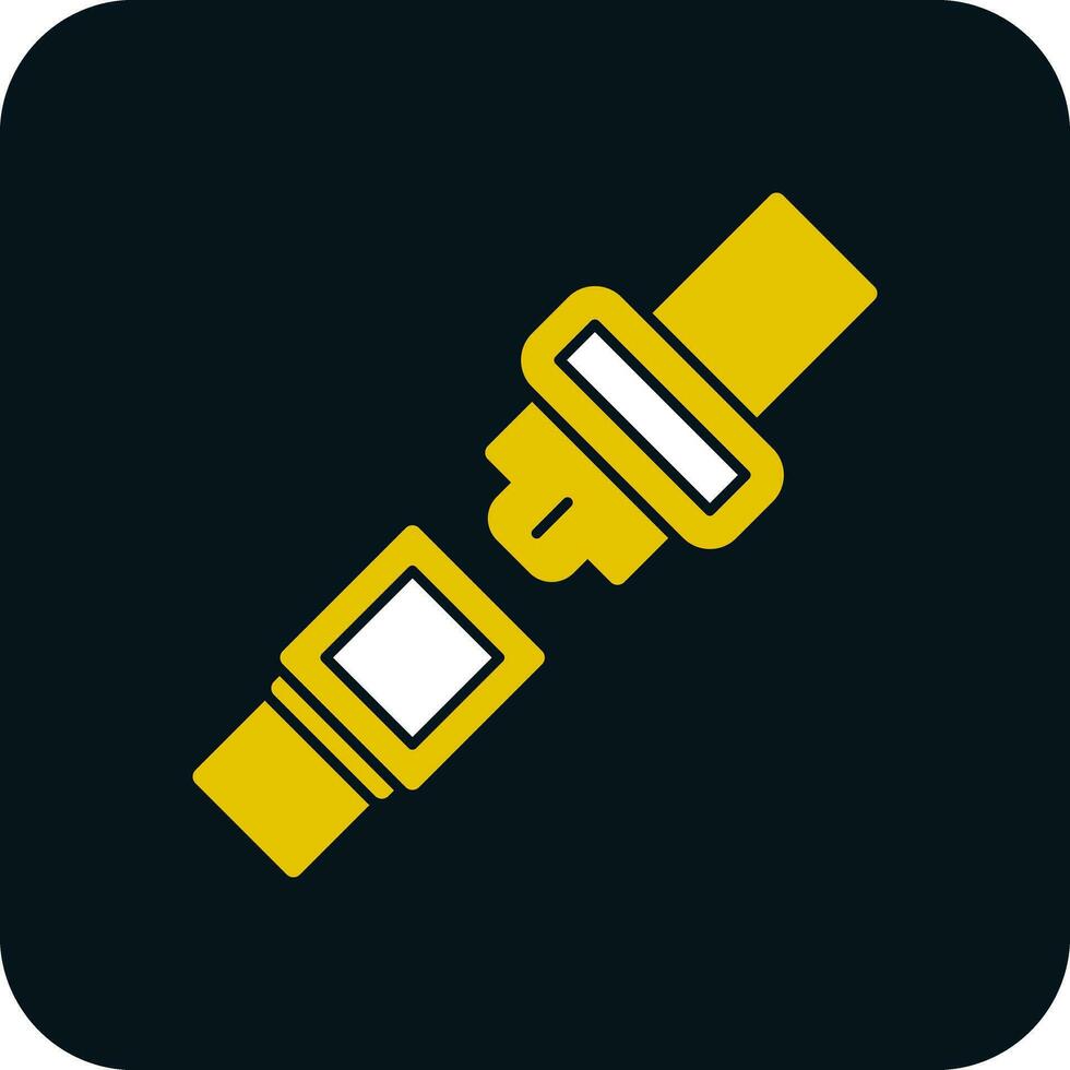 Seat belt Vector Icon Design