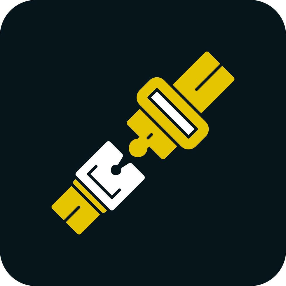 Seatbelt Vector Icon Design