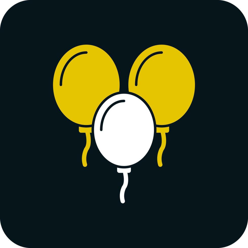 Balloons Vector Icon Design