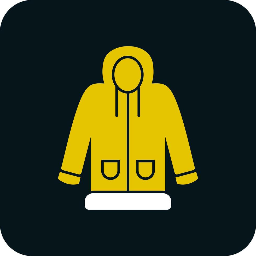 impermeable vector icono diseño