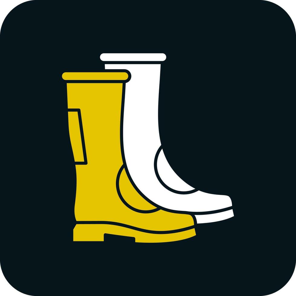 diseño de icono de vector de botas