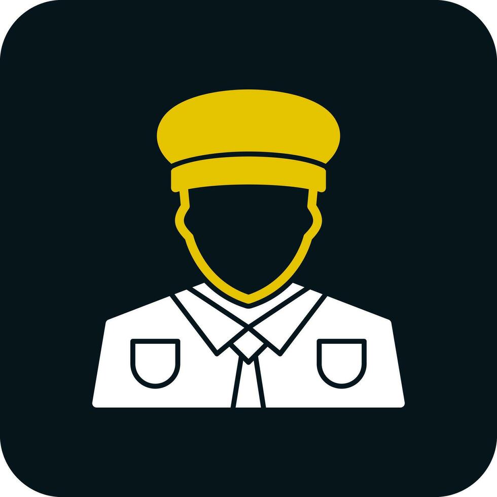 Captain Vector Icon Design