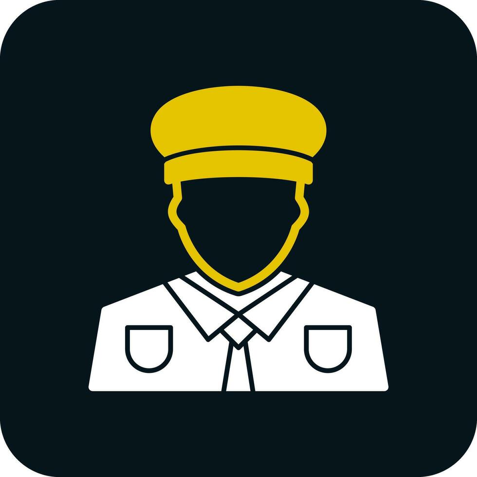 Captain Vector Icon Design