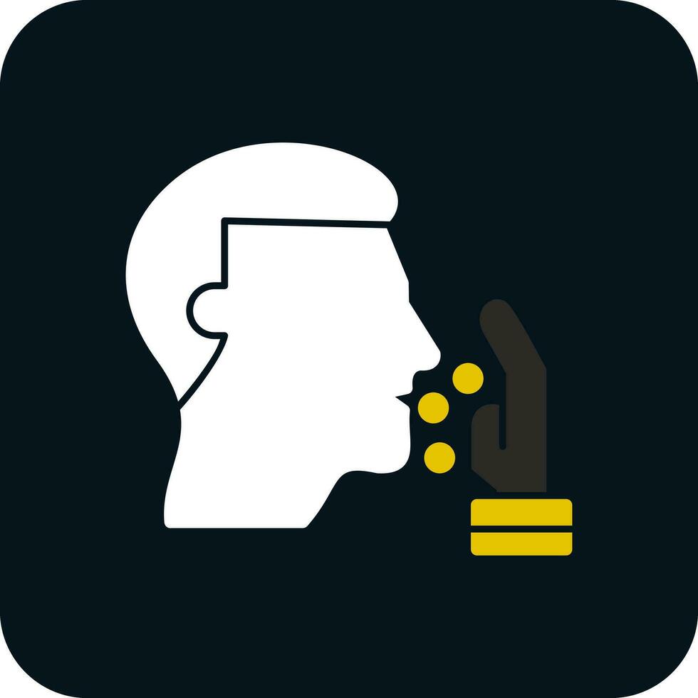 Cough Vector Icon Design