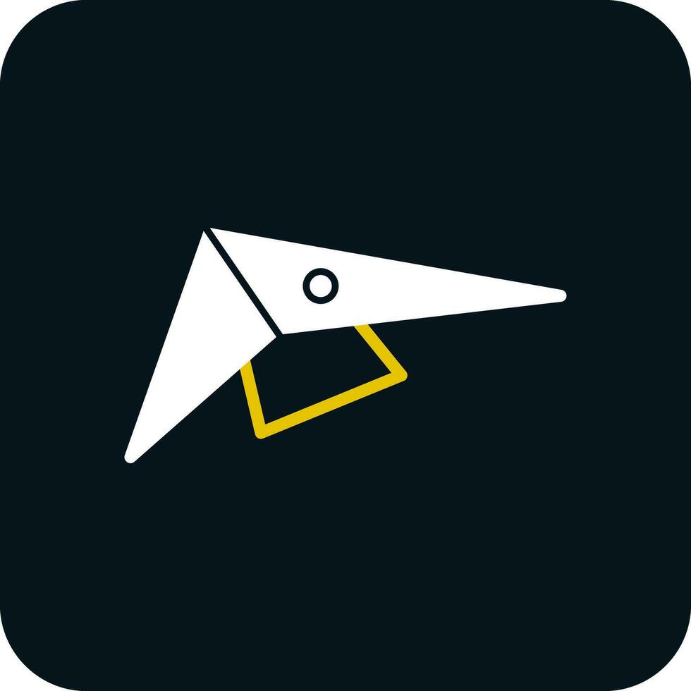 Hang gliding Vector Icon Design