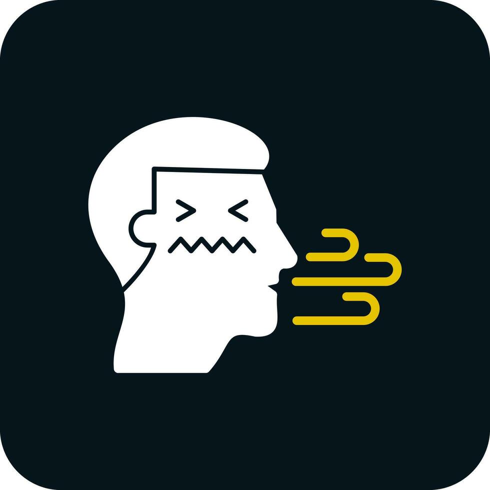 Bad breath Vector Icon Design