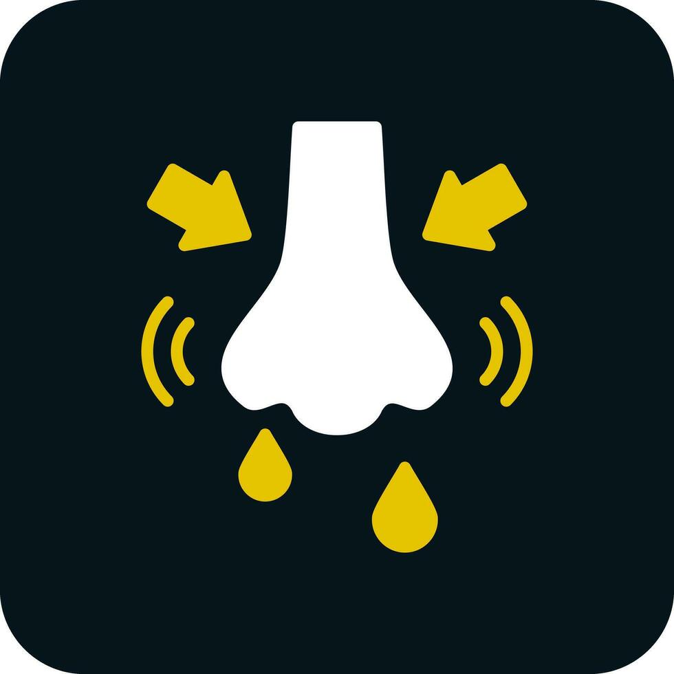 Rhinitis Vector Icon Design