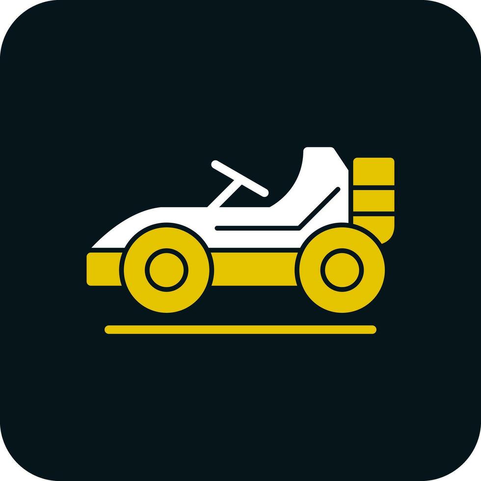 Go kart Vector Icon Design