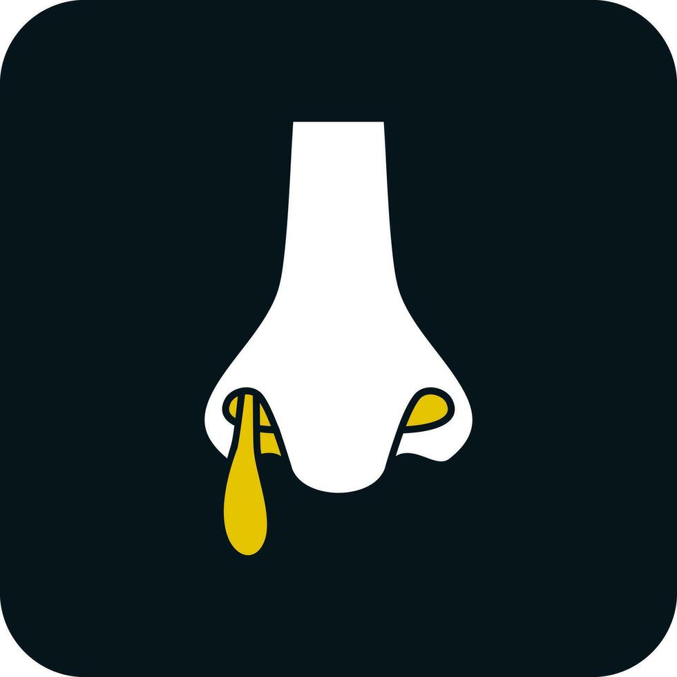 Runny nose Vector Icon Design