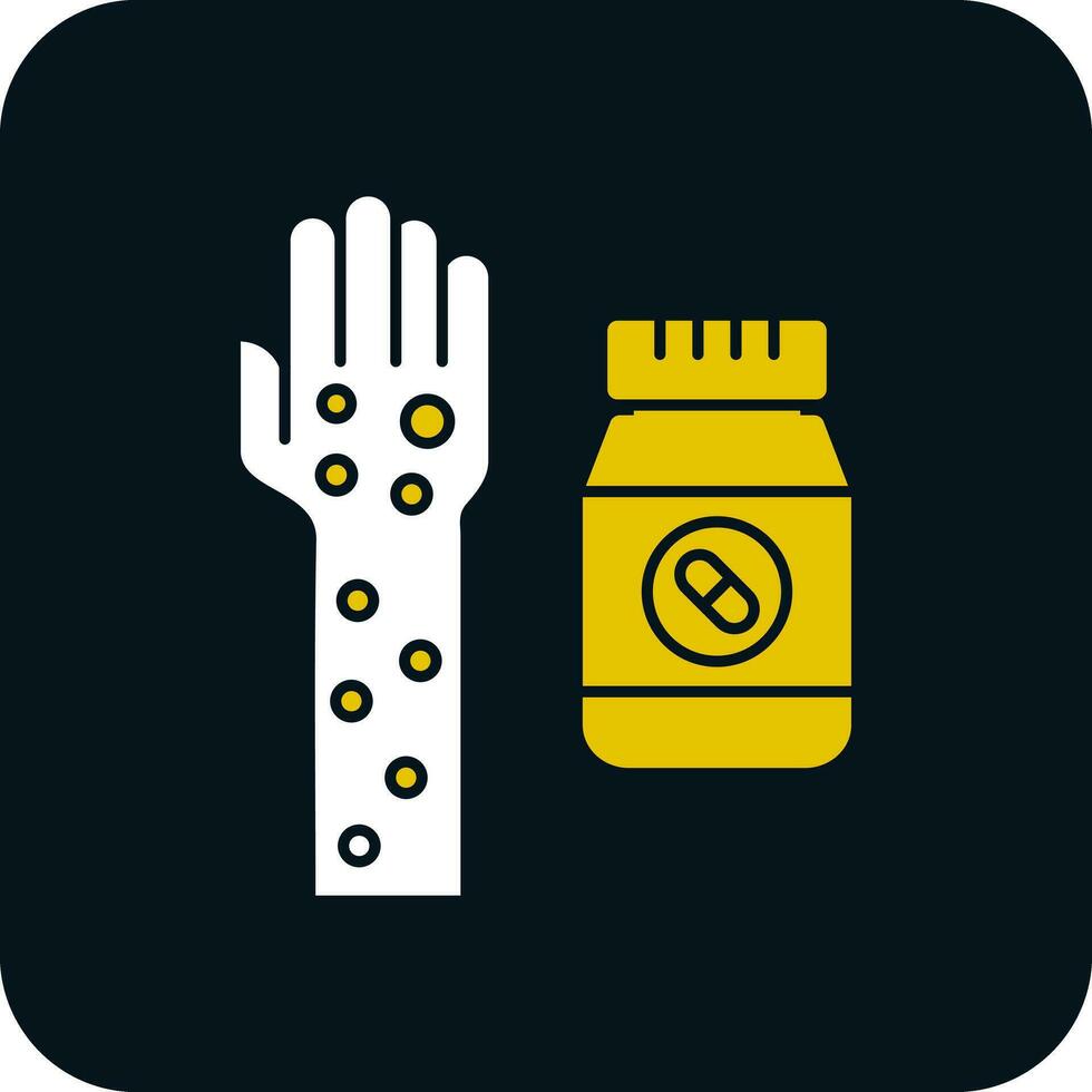 Drug allergy Vector Icon Design