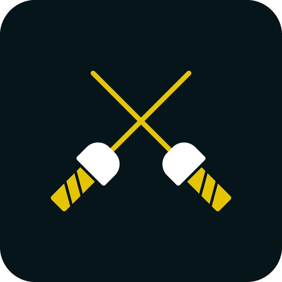 Fencing Vector Icon Design