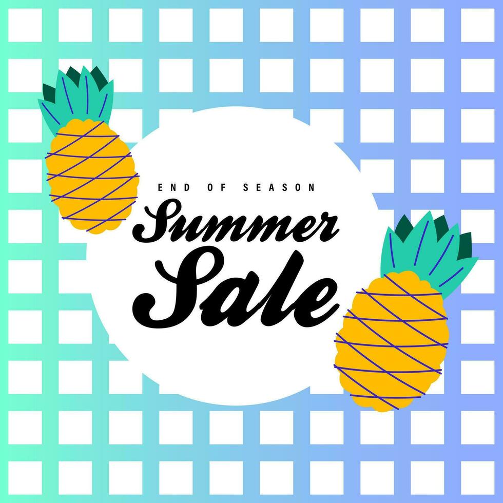 Summer sale brochure discount vector. Special price offer coupon for social media post,  promotion ad, shopping flyer, voucher, website campaign and advertising vector