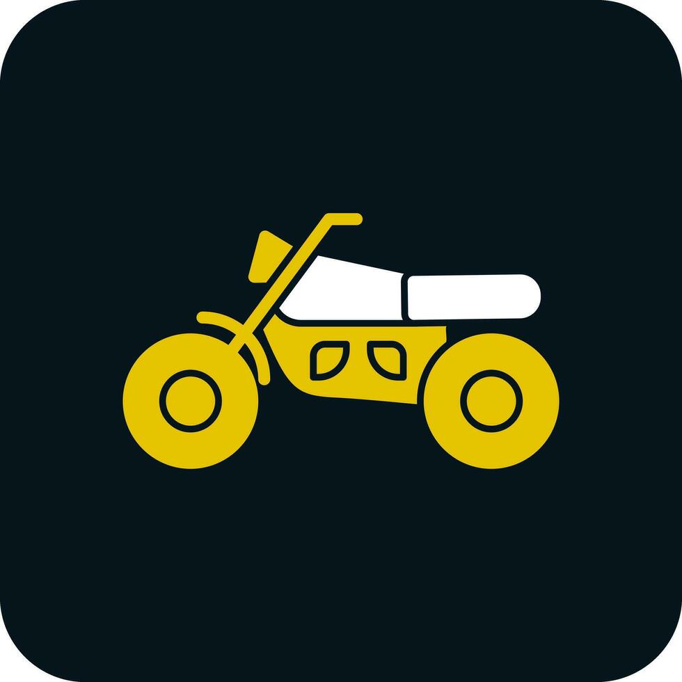 Motorbike Vector Icon Design