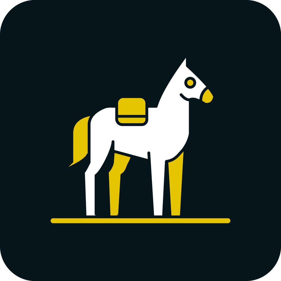 diseño de icono de vector de caballo