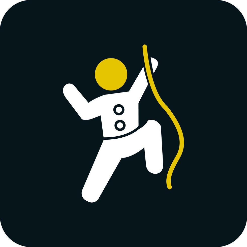 Climbing Vector Icon Design
