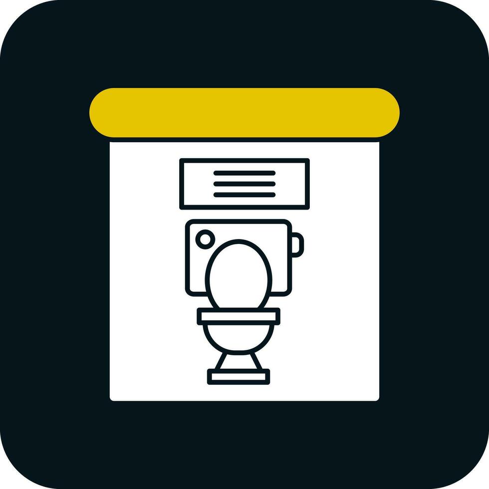 diseño de icono de vector de baño