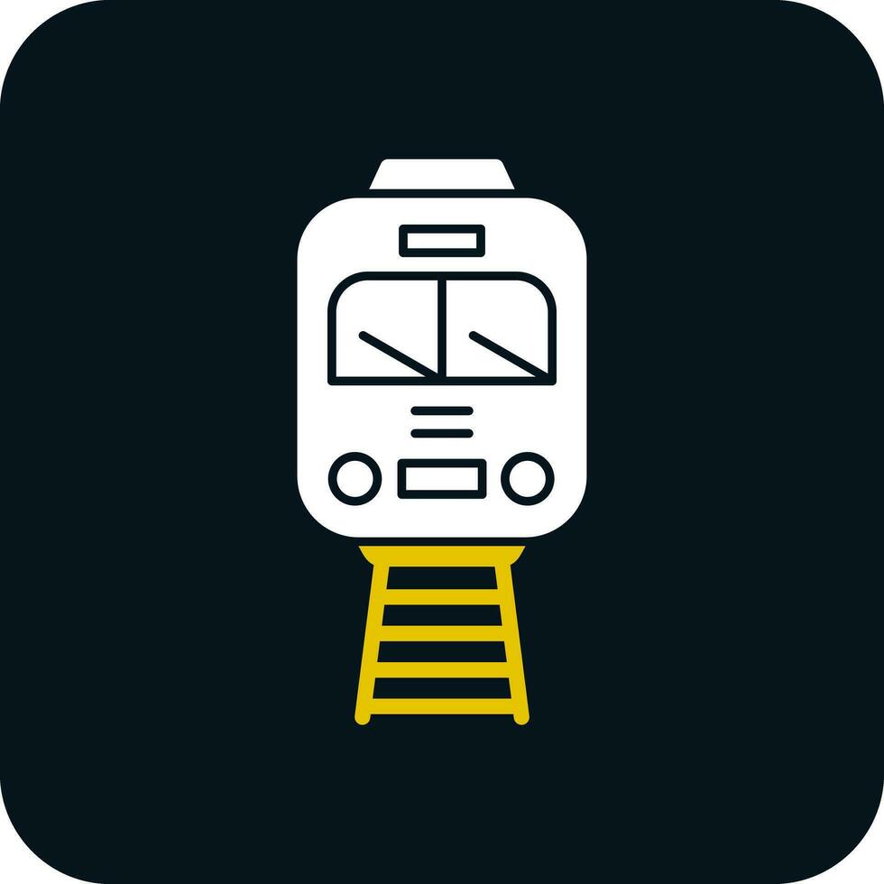 Tram Vector Icon Design