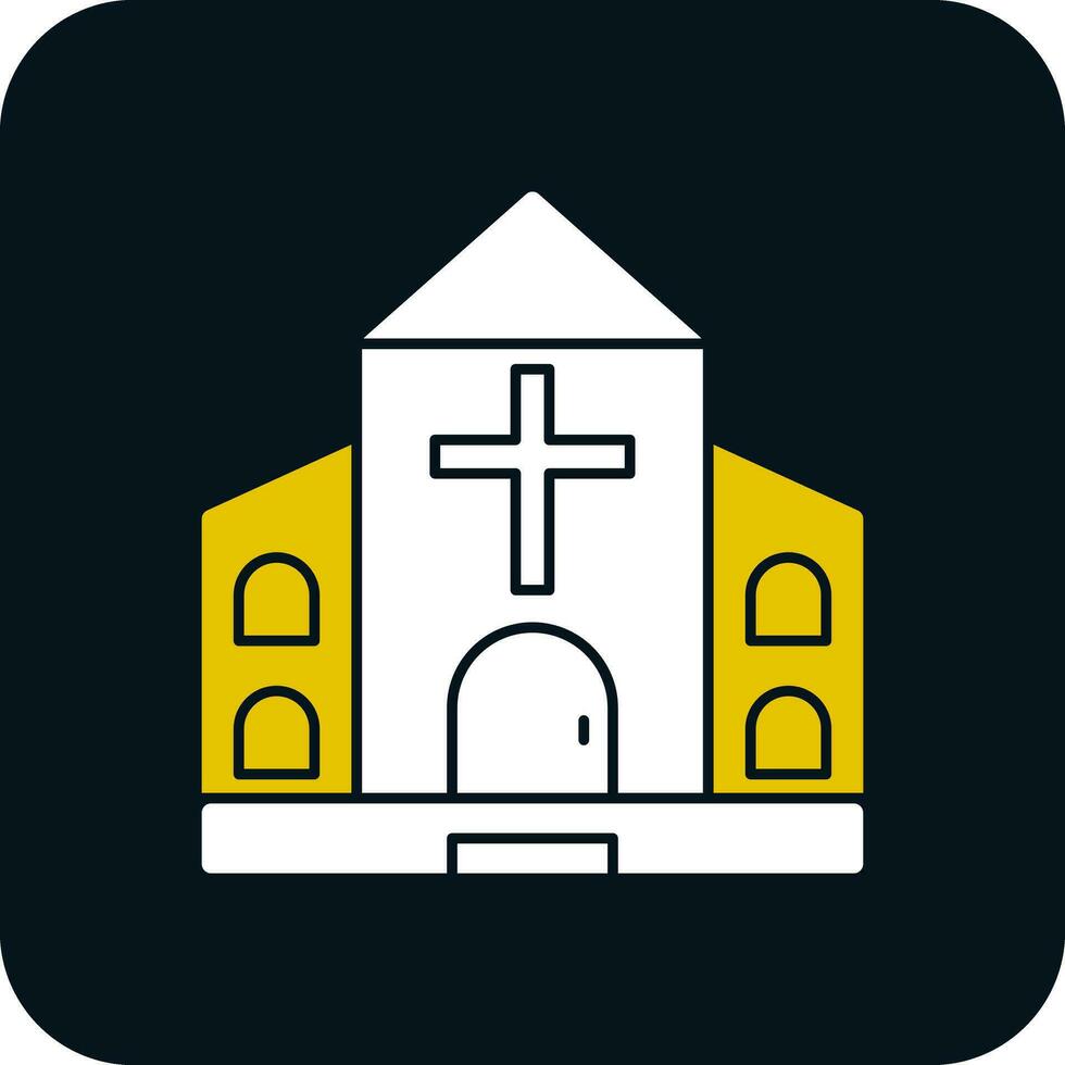 diseño de icono de vector de iglesia