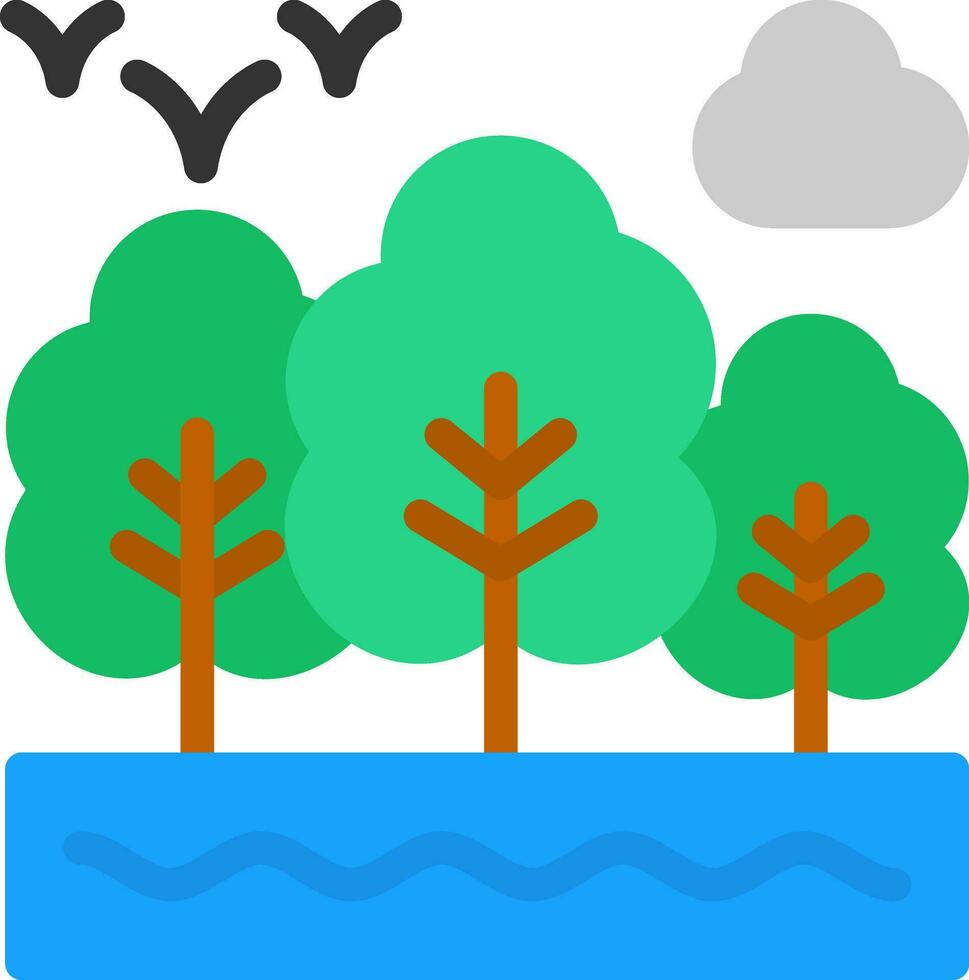 Rainforest Vector Icon Design