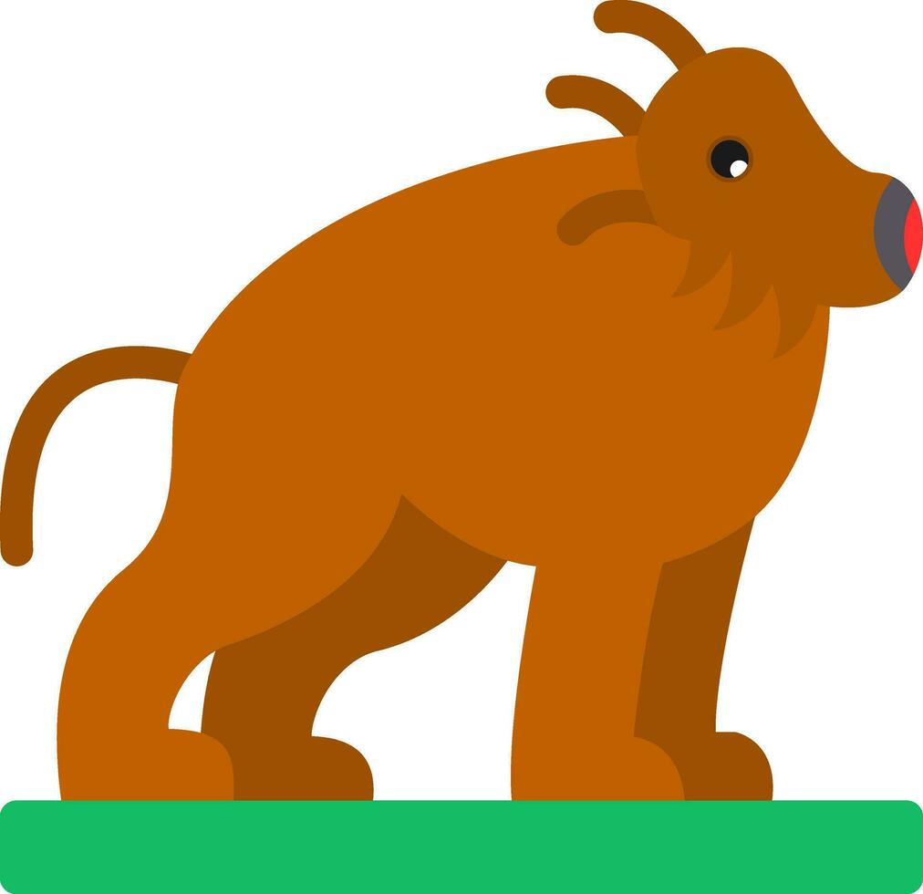 Orangutan Vector Icon Design