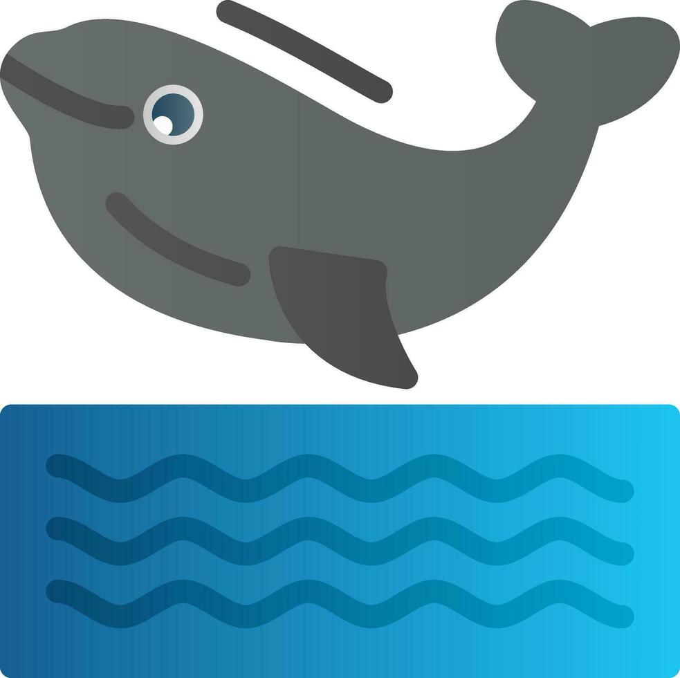 Beluga Vector Icon Design