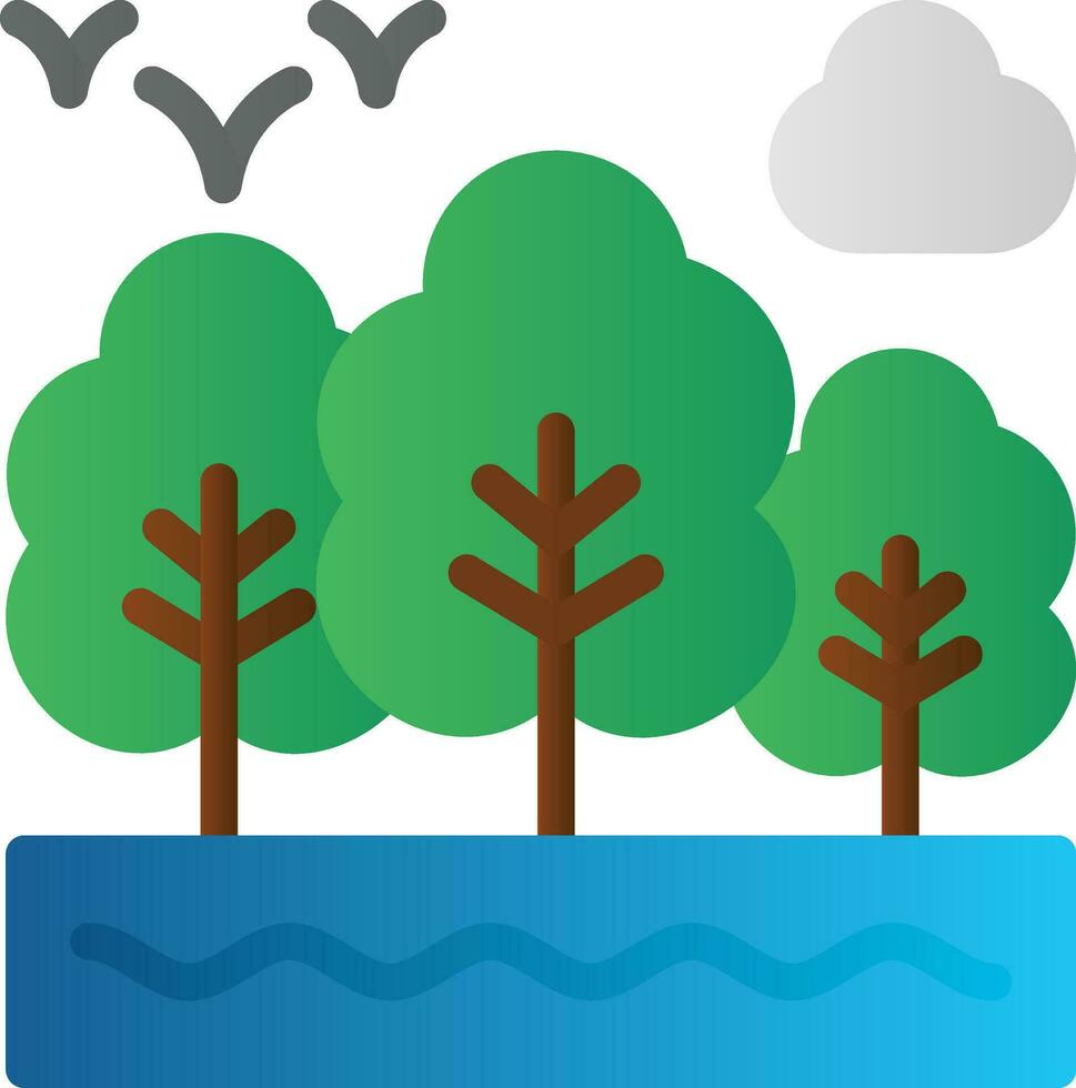Rainforest Vector Icon Design